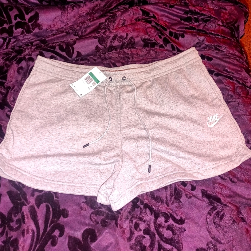 Womens Gray Nike Lounge shorts XL